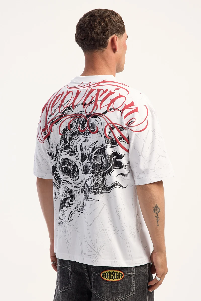 Neovision Eternal Burn Urban Super Heavy Tee White