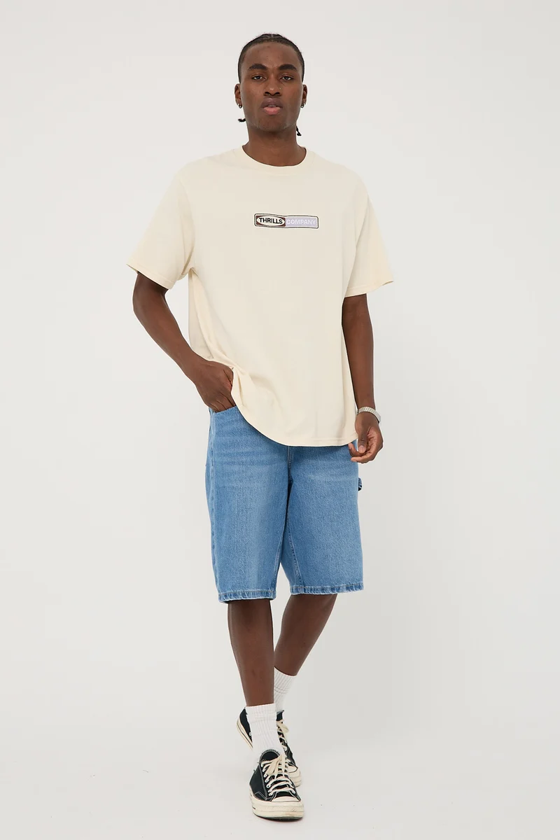 Thrills Locked In Merch Fit Tee Heritage White