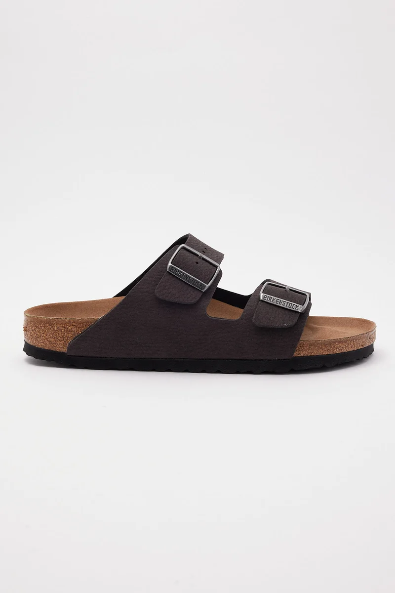 Birkenstock Mens Arizona Desert Dust Vegan BirkiBuc Narrow Black