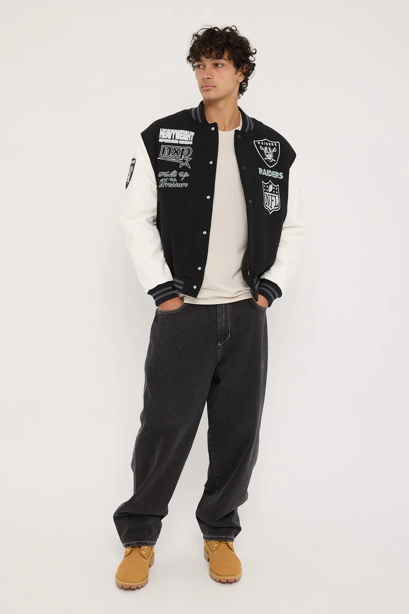 Nena & Pasadena LV-Raiders Huddle Jacket Black/White