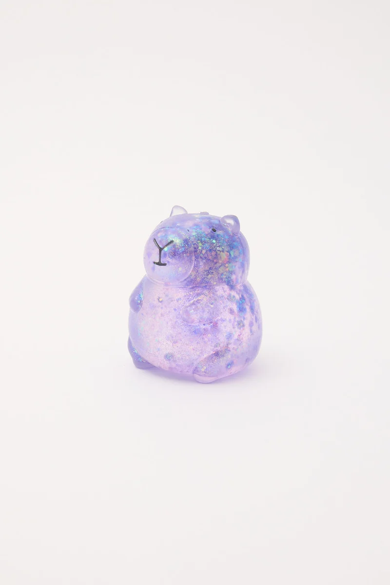 Mdi Squishy Glitter Capybara Multi