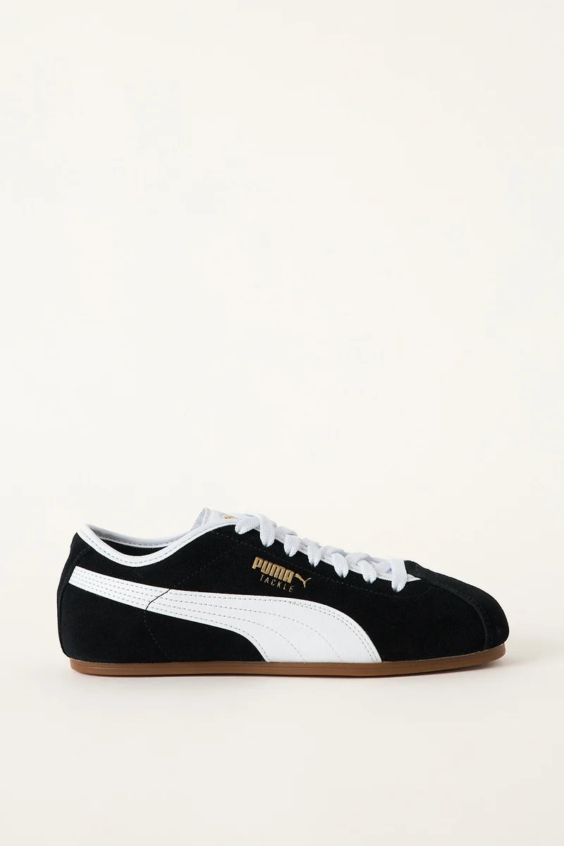 Puma Womens Tackle Sneaker Black/White Gum