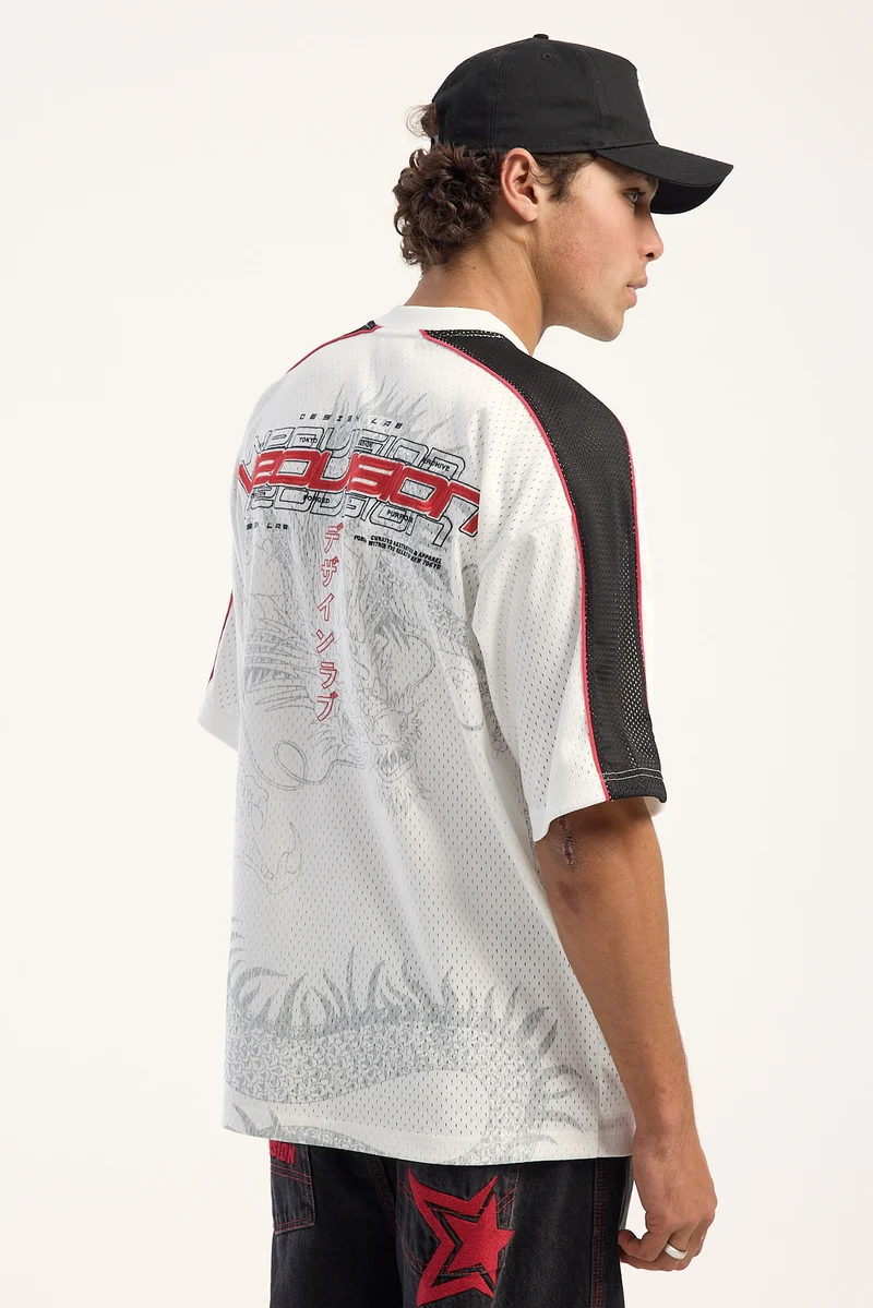 Neovision Parallax V-Neck Jersey Off White