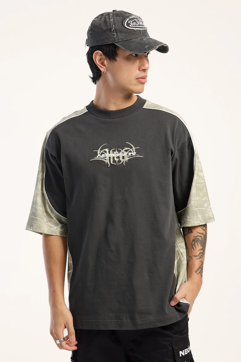 Neovision Terrain Street Super Heavy Tee Ash Black/Camo