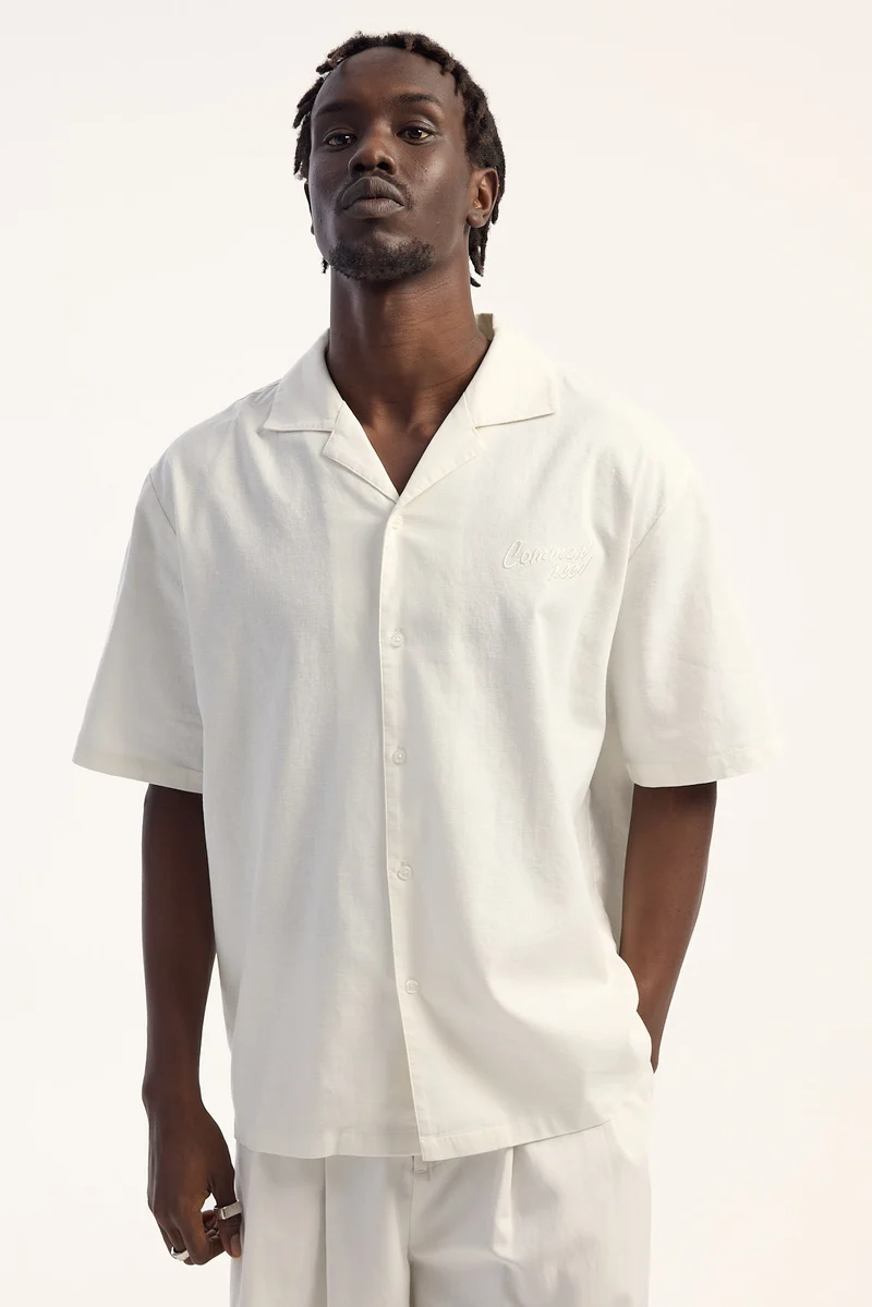 Common Need Sinclair Boxy Resort Shirt Off White