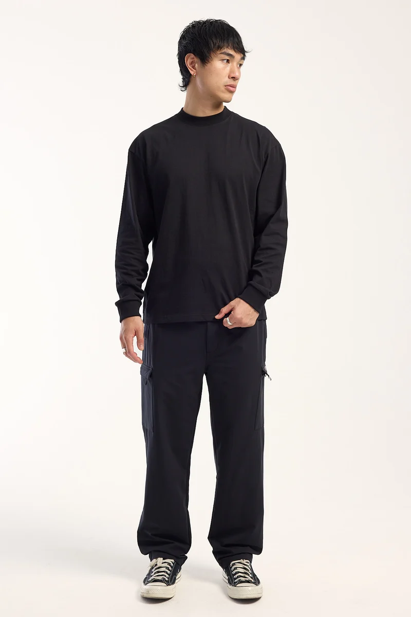 Thrills Outcast Slacker Elastic Pant Black