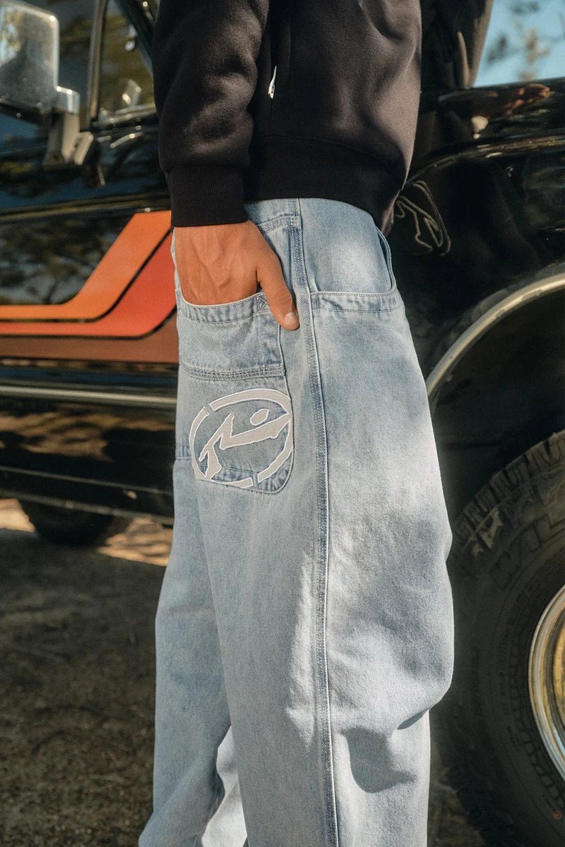 Rusty Turbo 2.0 Baggy Jean True Blue