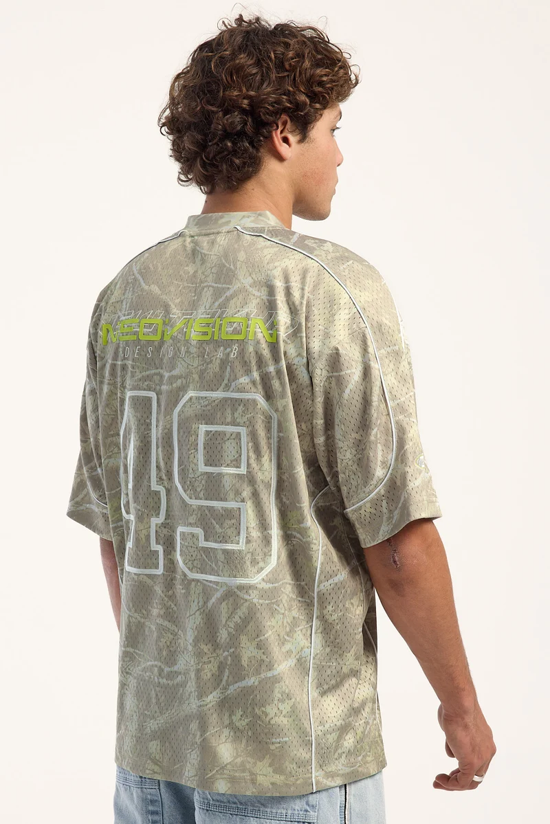 Neovision Barricade V Neck Jersey Camo