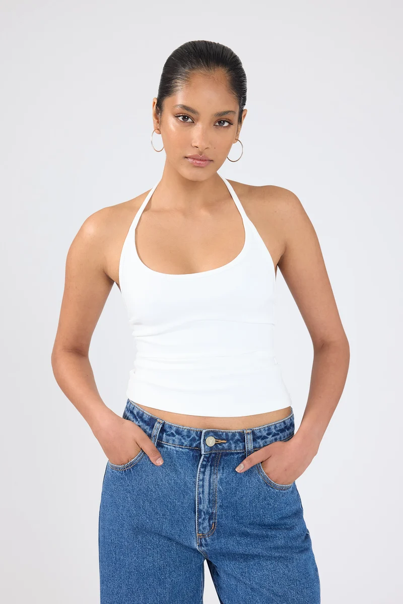 Perfect Stranger Demm Tank Top White