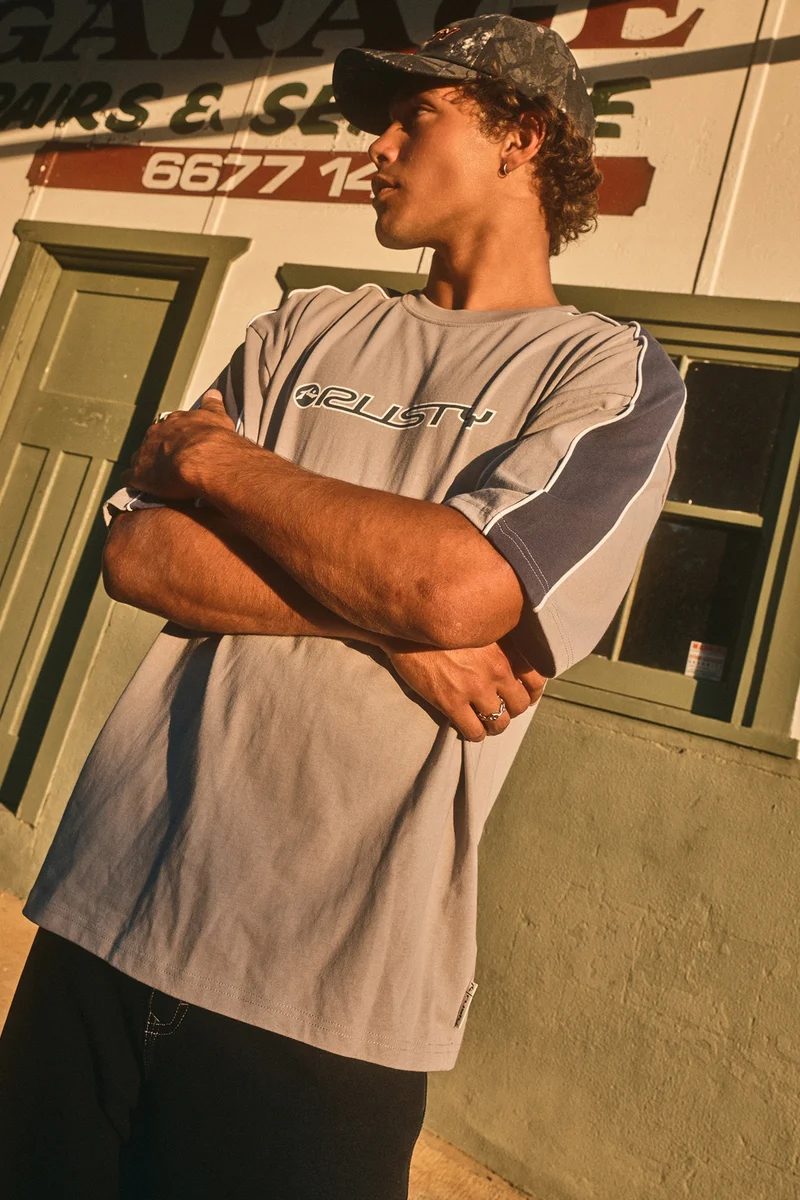 Rusty Alonso 4.0 Tee Stone Grey Stone Grey