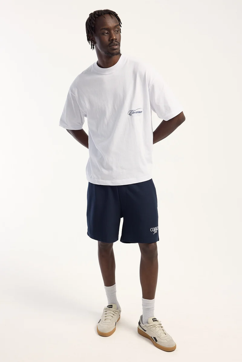 Common Need Charles Elastic Waist Short Navy