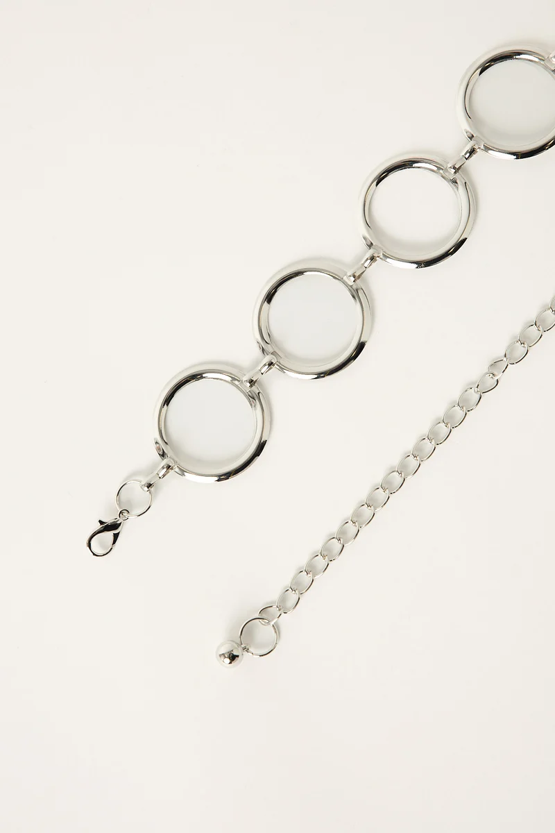 Token Orbit O-ring Belt Silver