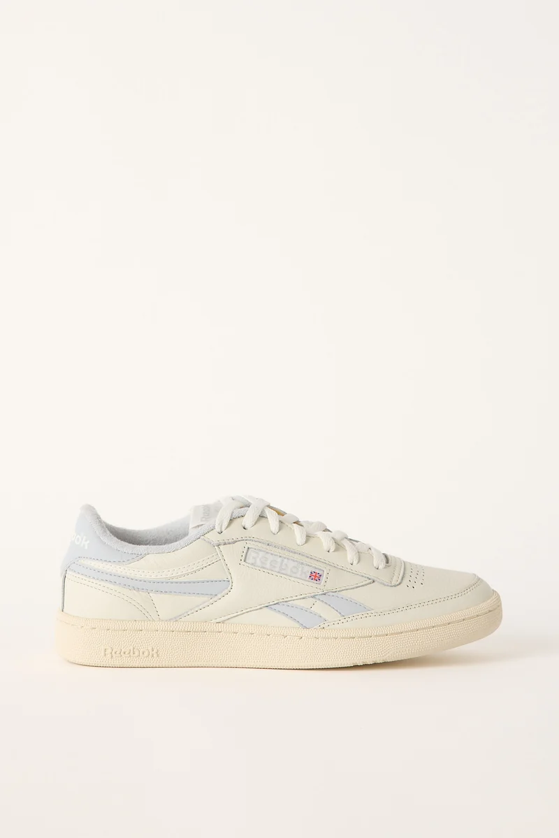 Reebok Mens Club C Revenge Vintage Sneaker Chalk/Light Blue