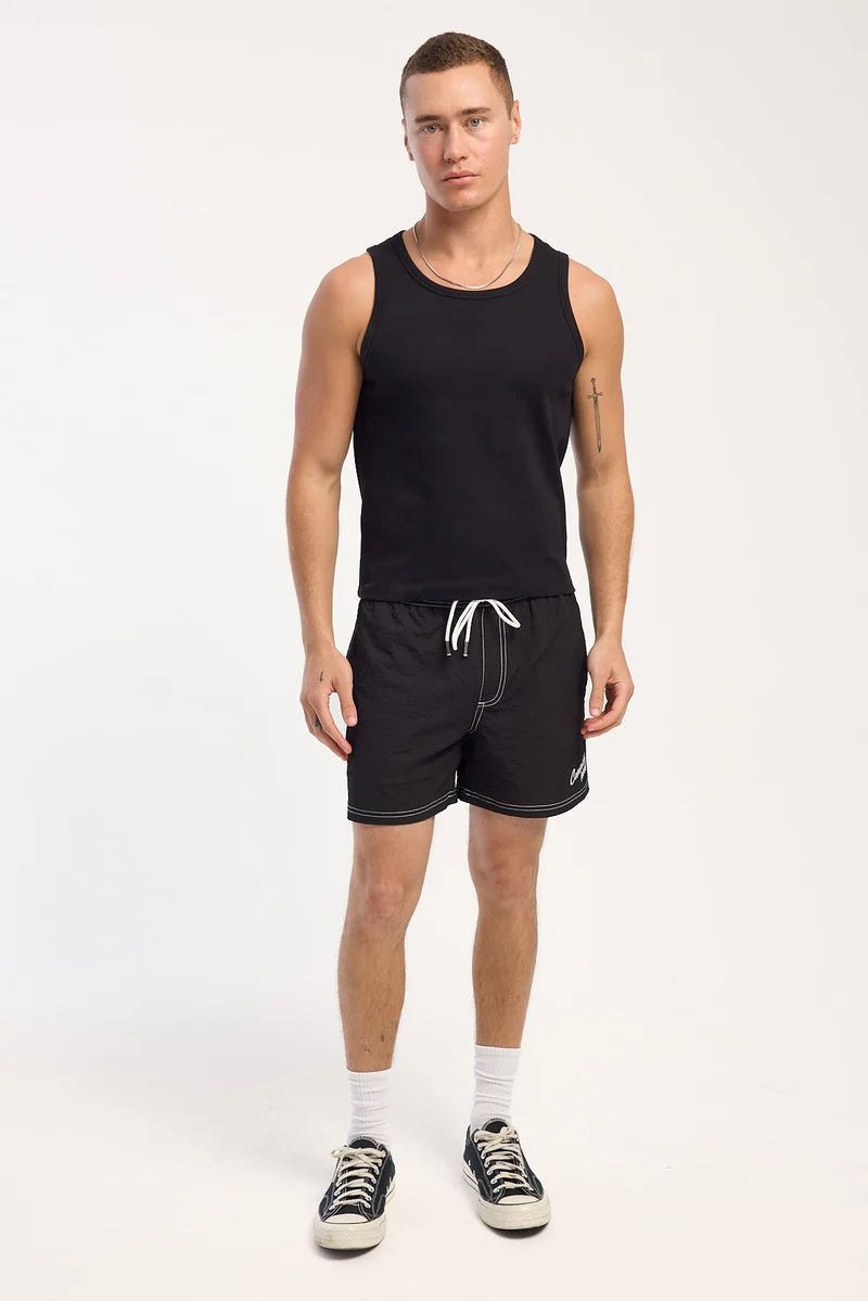 Common Need Palmer Swim Short Black