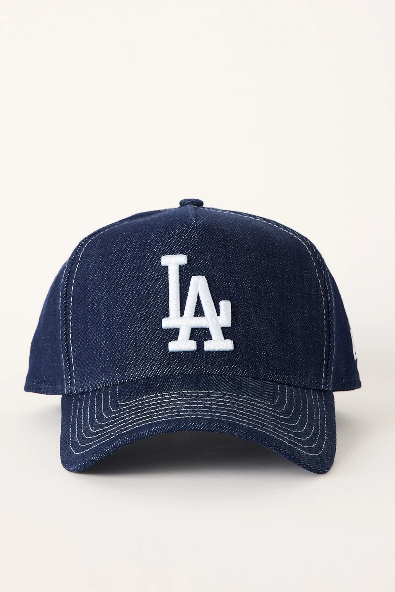 New Era 9Forty A-Frame Los Angeles Dodgers Cap Denim Contrast