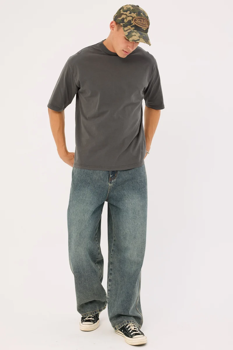Neovision Behemoth Super Baggy Jean Ruins Dirty Blue