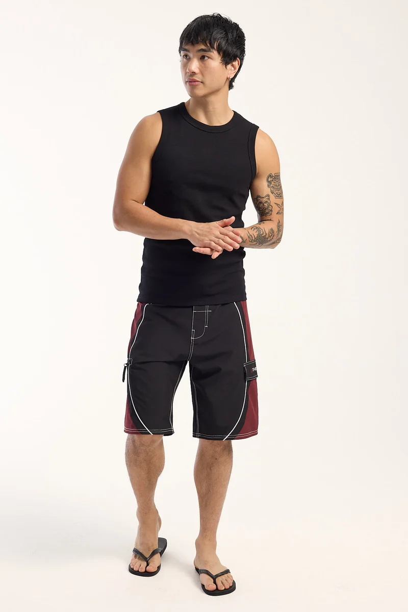 Thrills Eclipse Boardshort Black