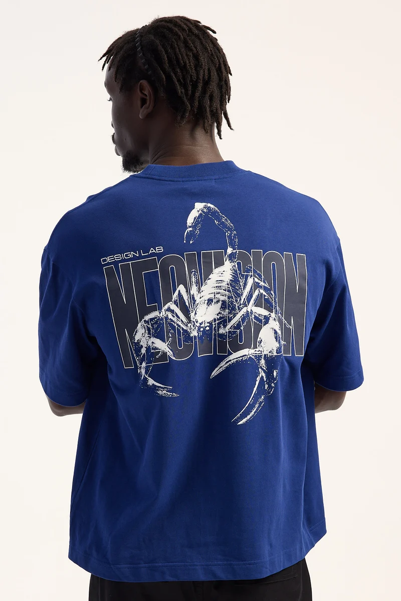 Neovision Death Sting Urban Super Heavy Tee Dark Cobalt
