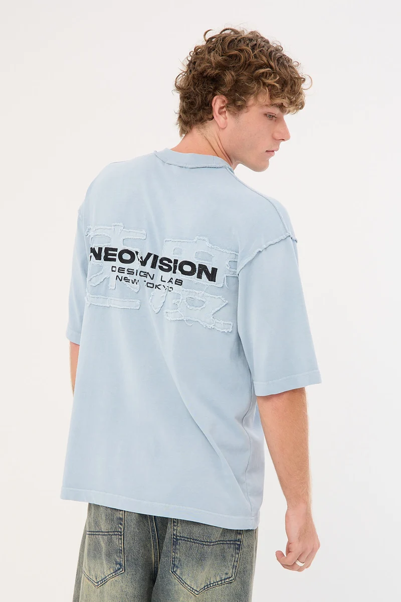Neovision Blitz Street Super Heavy Tee Sunfade Light Blue