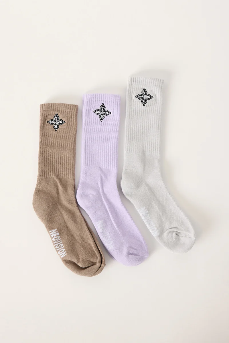 Neovision Brawl Sock 3 Pack Multi
