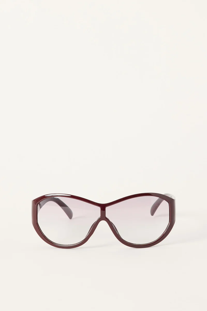 Angels Whisper Yasmin Sunglasses Dark Burgundy