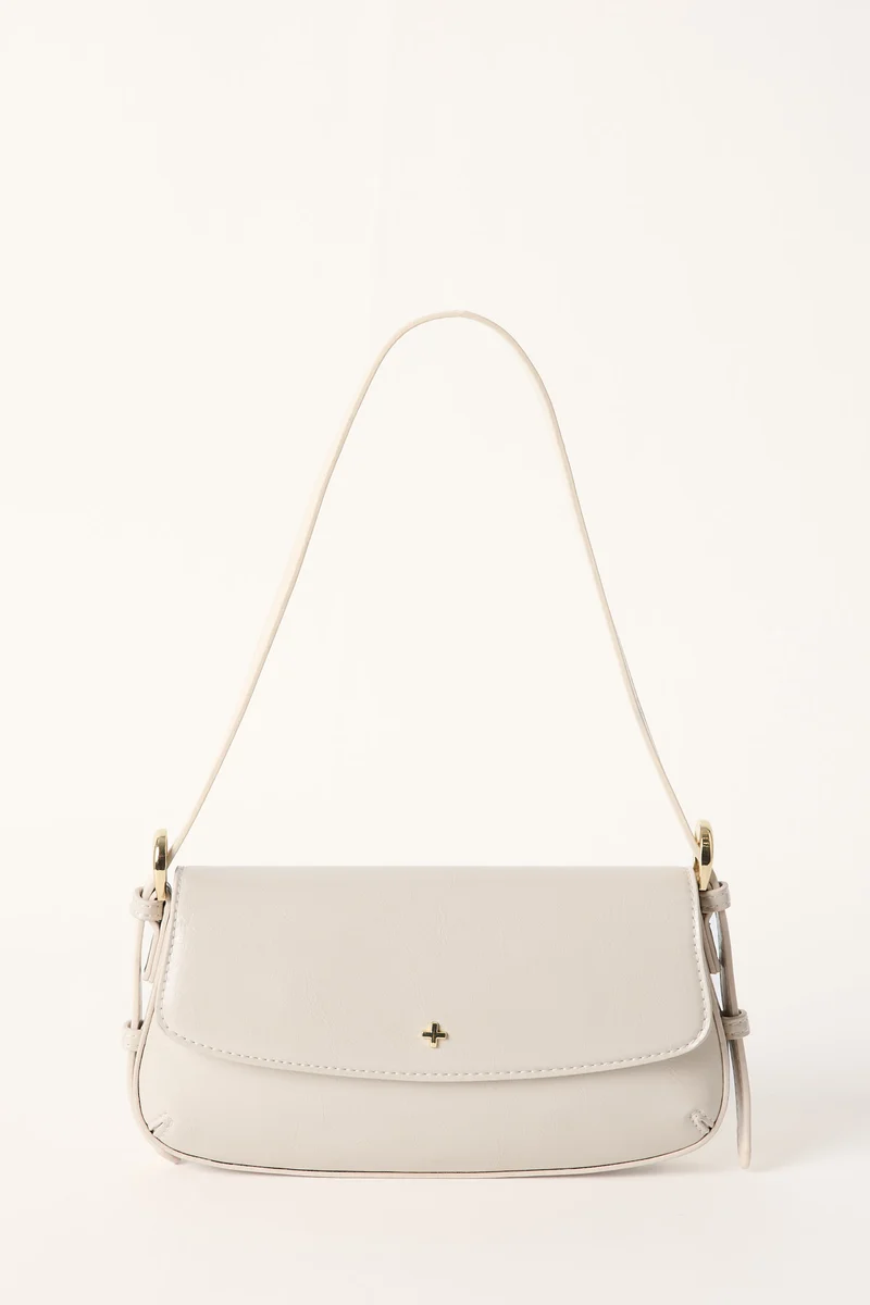 Peta + Jain Hailee Shoulder Bag Ivory Shine Gold