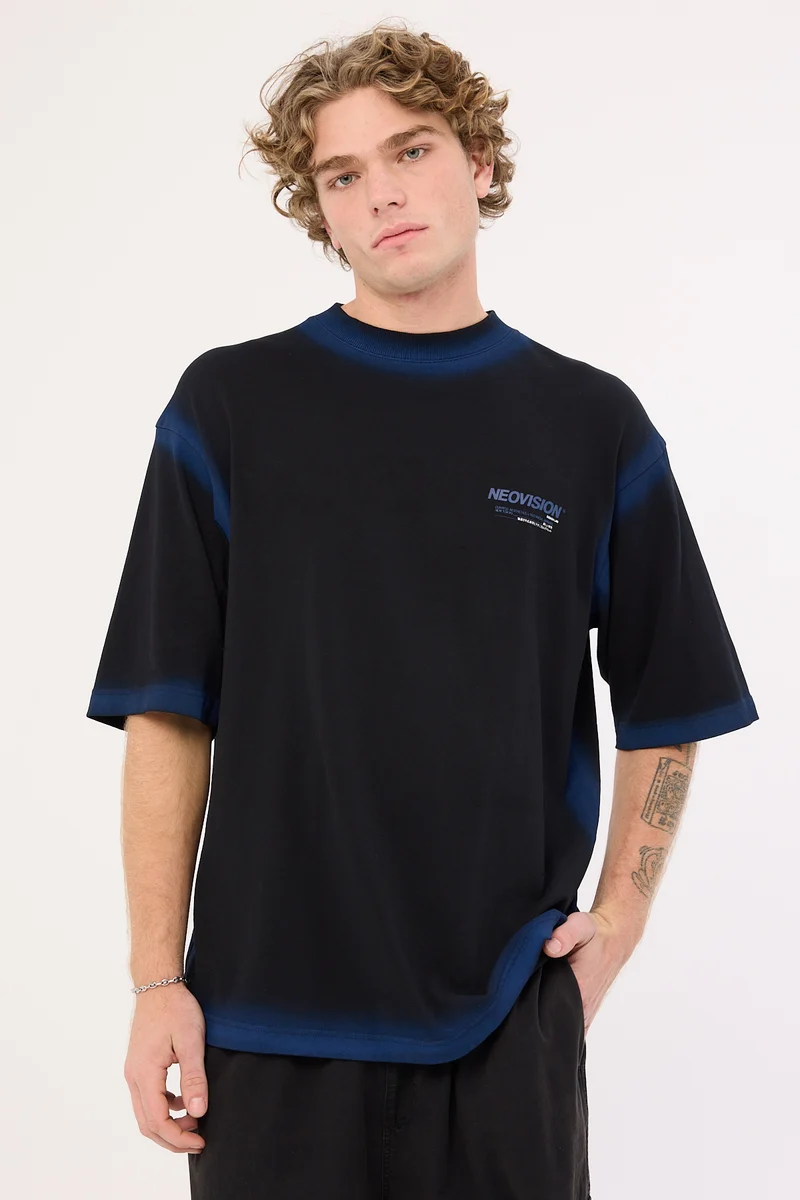 Neovision Nova Faded Street Super Heavy Tee Black