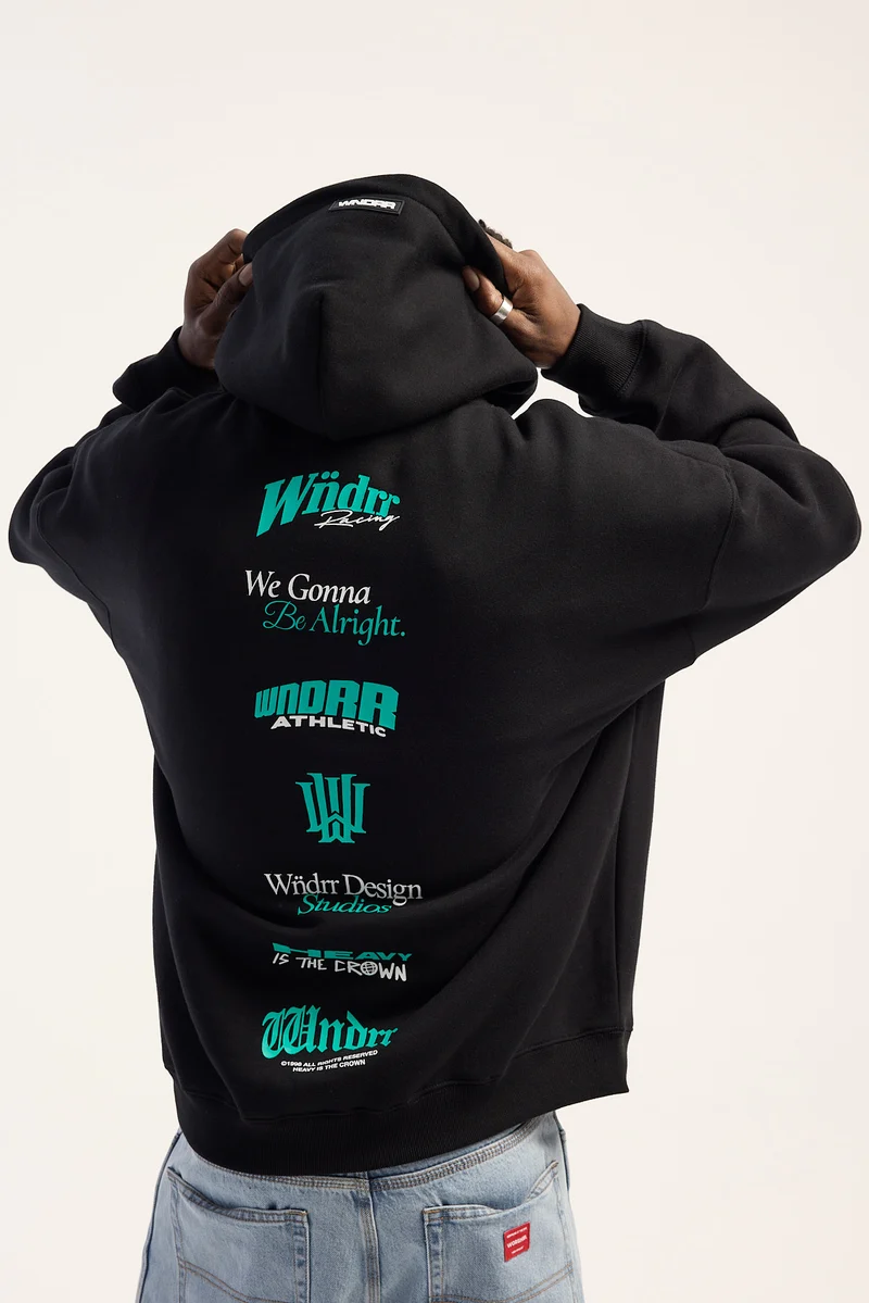 Wndrr Collective Hoodie Black