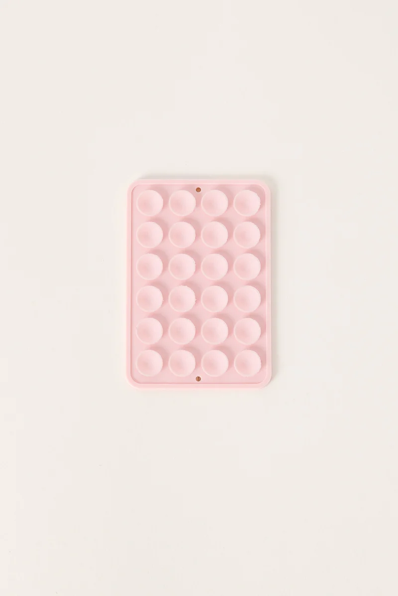 Token Suction Phone Sticker Baby Pink