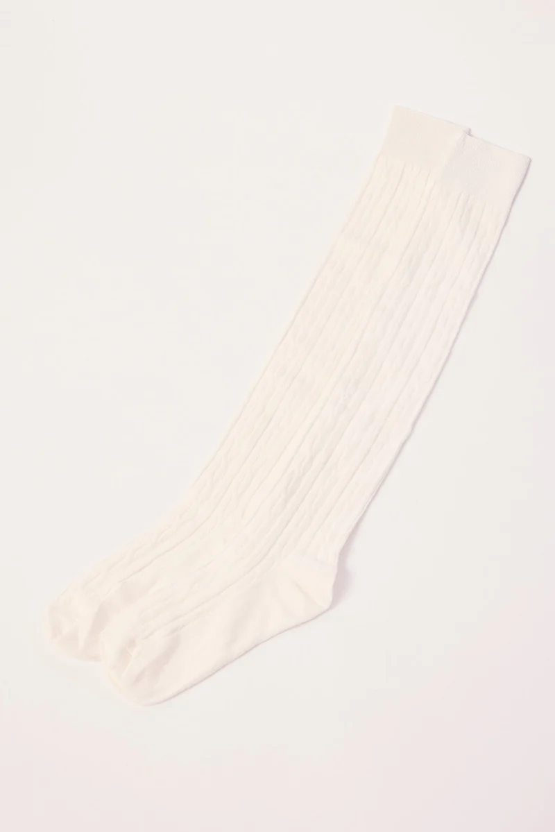 Token Lush Knee High Socks Cream