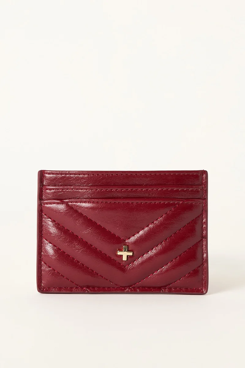 Peta + Jain Izzy Card Holder Quilt Cherry Crinkle