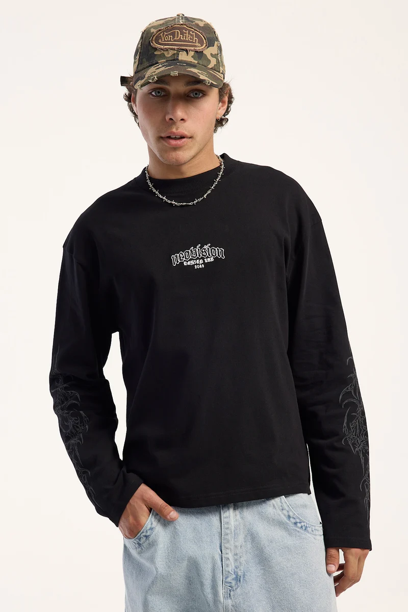 Neovision Crossfall Long Sleeve Tee Black