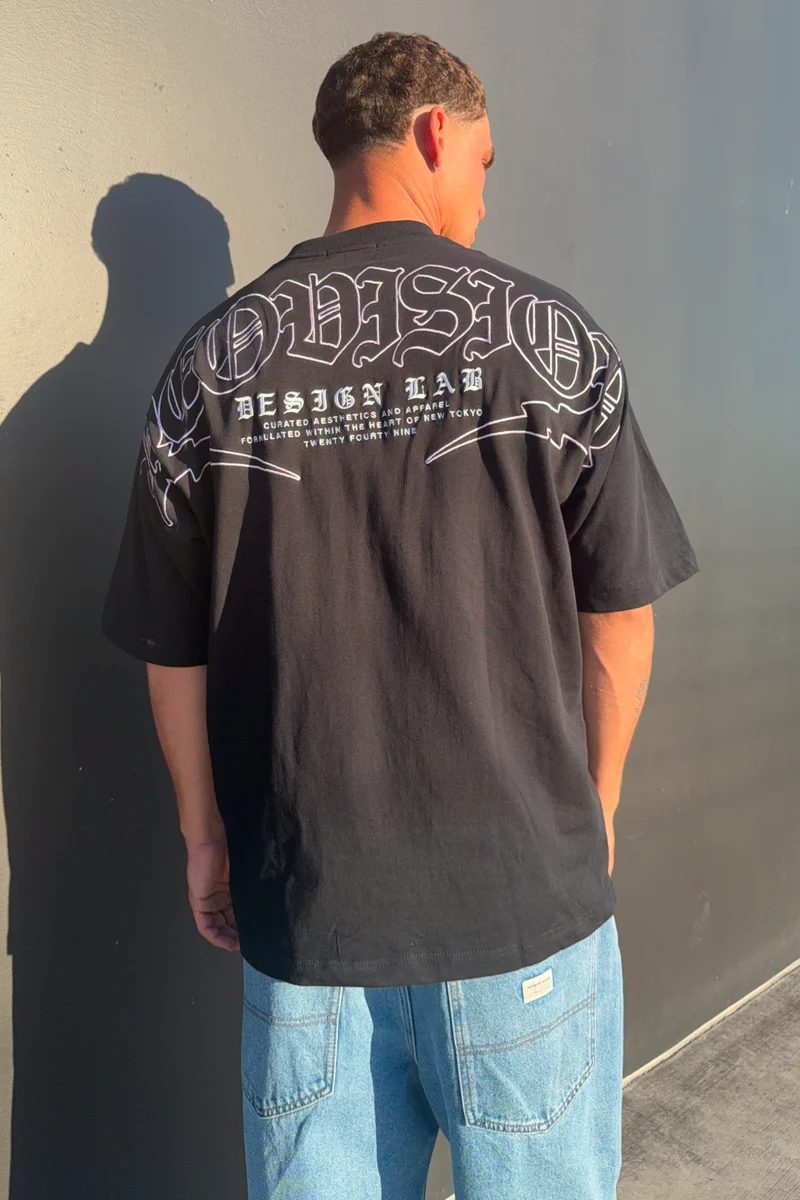 Neovision Corrode Oversize Super Heavy Tee Black