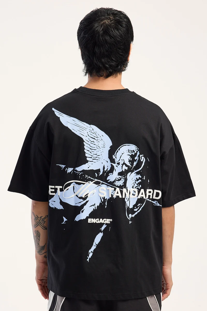Engage STS Logo Tee Black