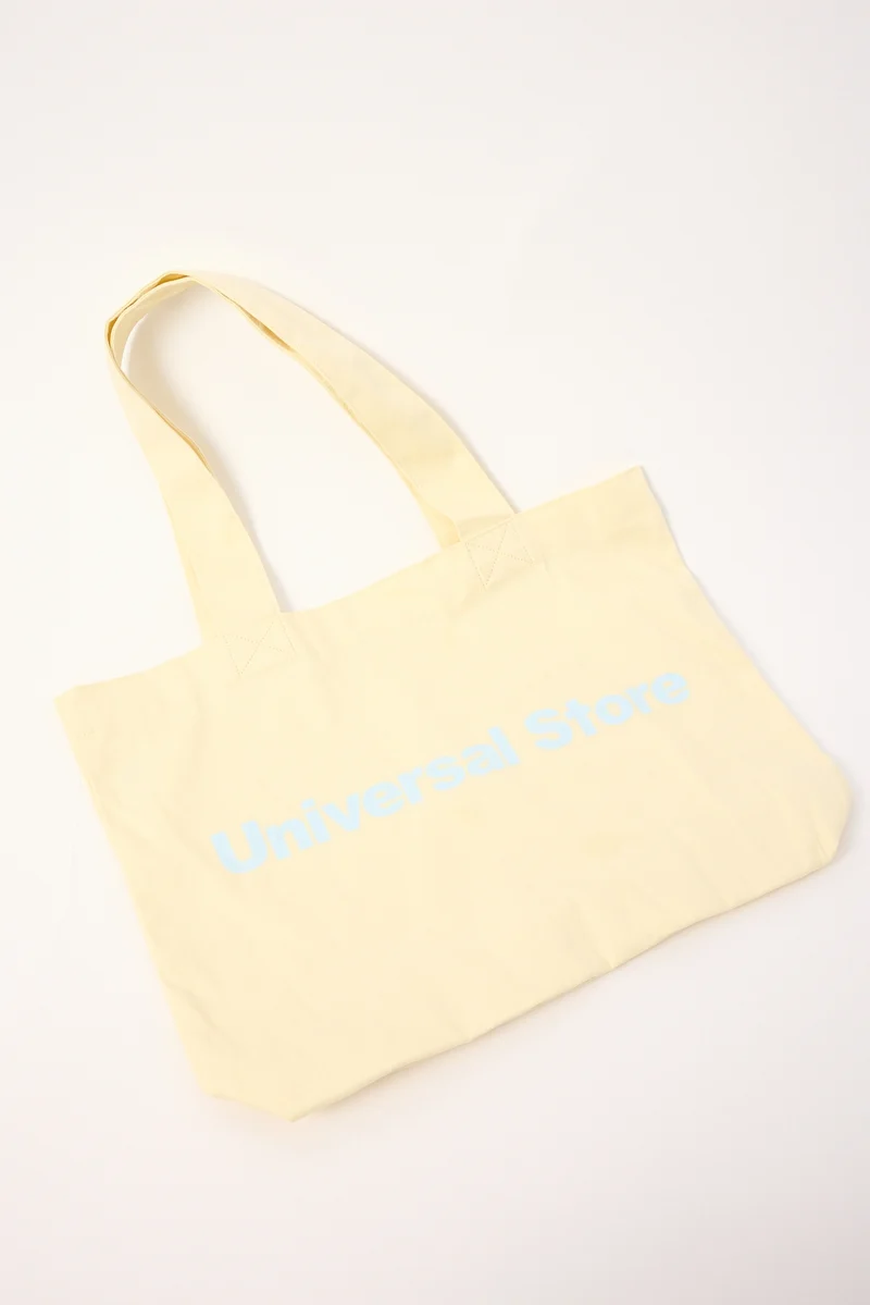Universal Store Universal Store Small Recycled Tote Cream/Blue