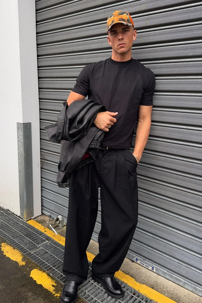 Common Need Beaumont Baggy Tailored Trouser Black