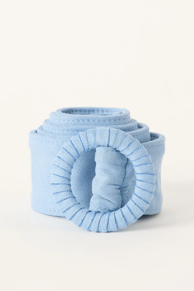 Token Arlo Low Rise Wide Belt Blue