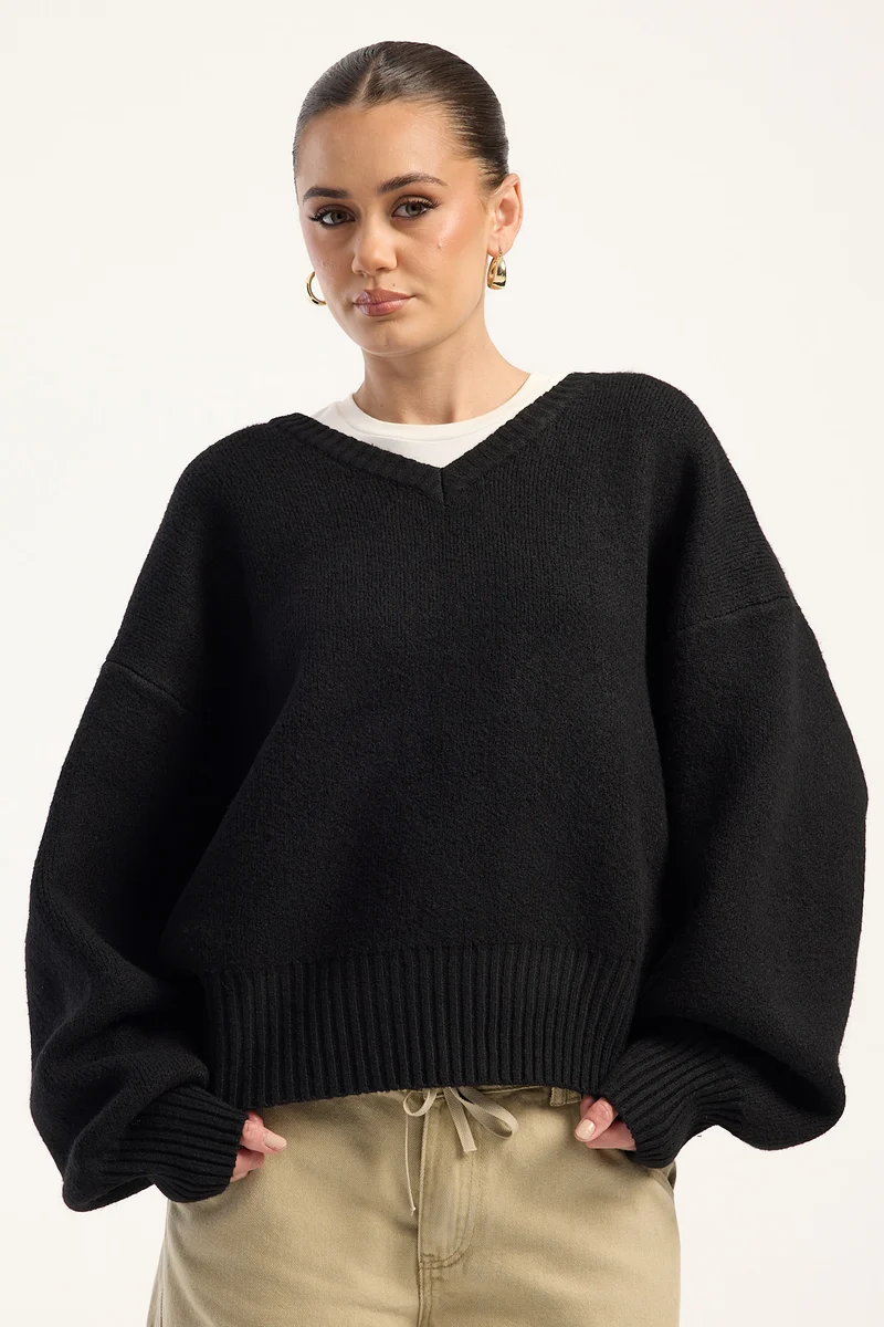 Lioness Dolce V Knit Noir