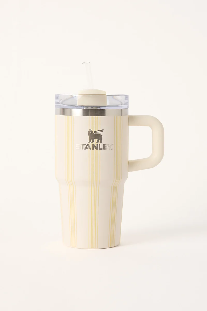 Stanley The Quencher H2.O Flowstate Tumbler 20oz Cream Picnic Stripe