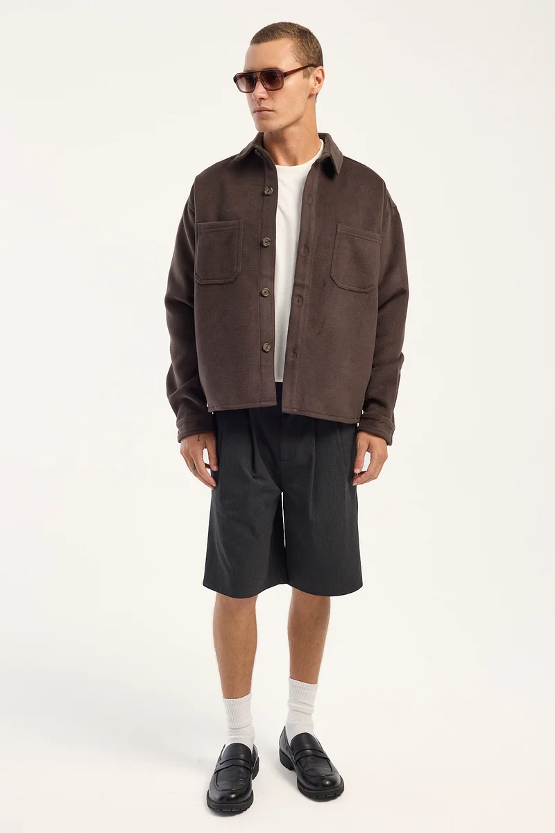 Common Need Beaumont Baggy Tailored Short Charcoal