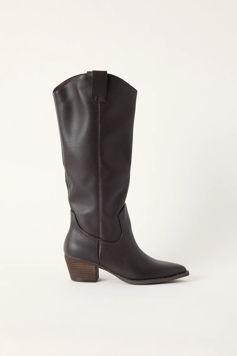 Verali Womens Benz Boot Chocolate Brown Grain