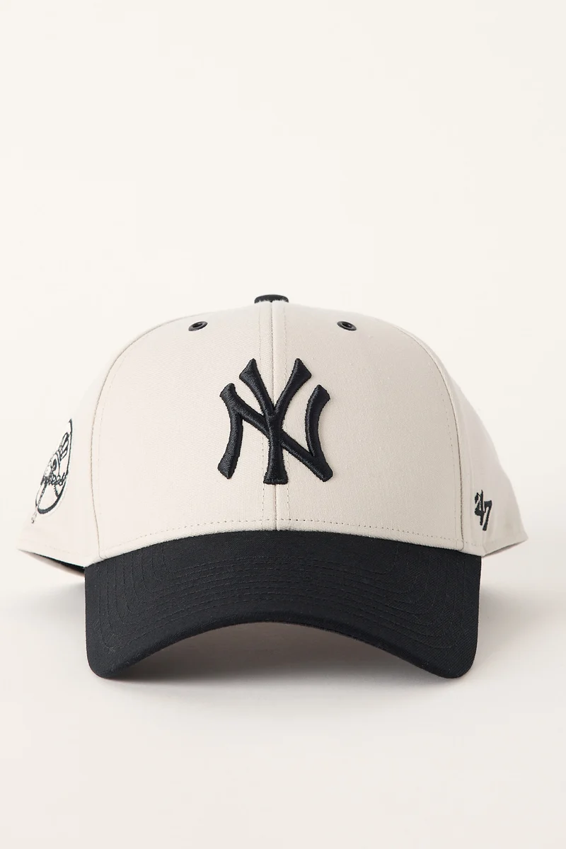 47 Brand Contemporary Two Tone 47 MVP New York Yankees Cap Black/Natural