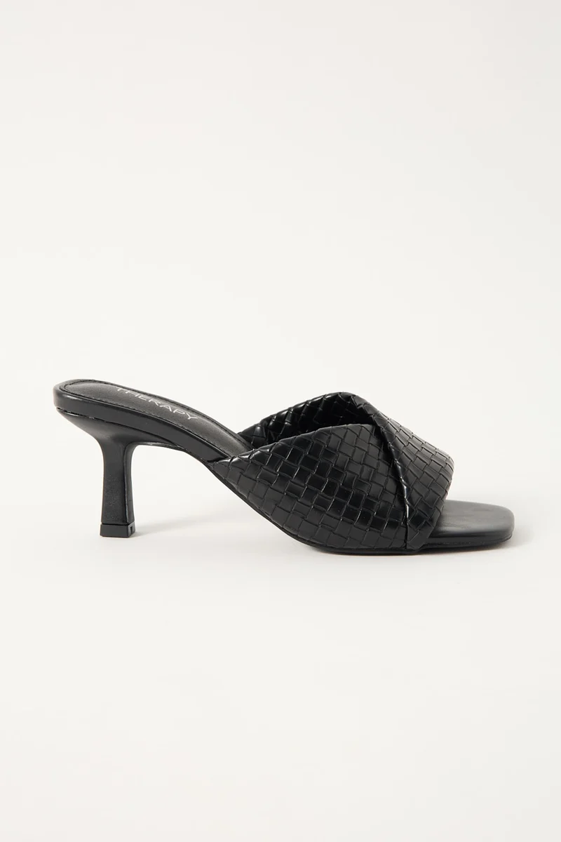 Therapy Womens Kennedy Heels Black