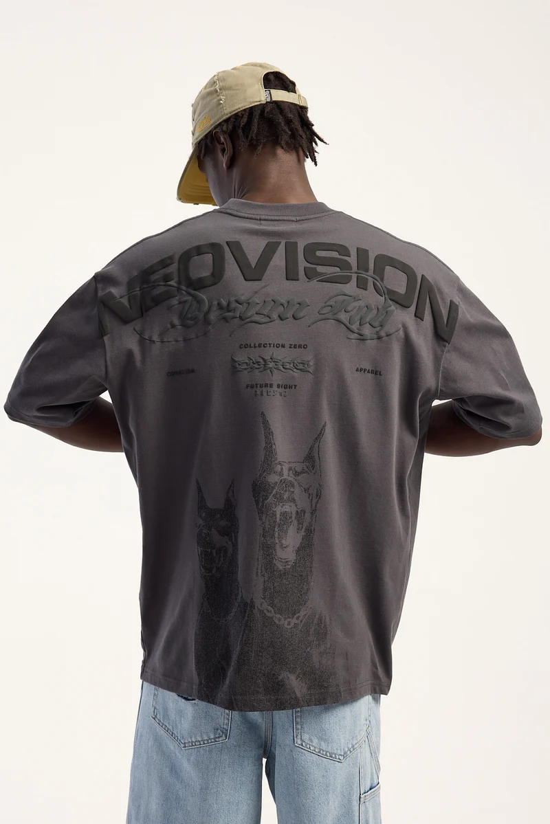 Neovision Feral Oversize Super Heavy Tee Asphalt