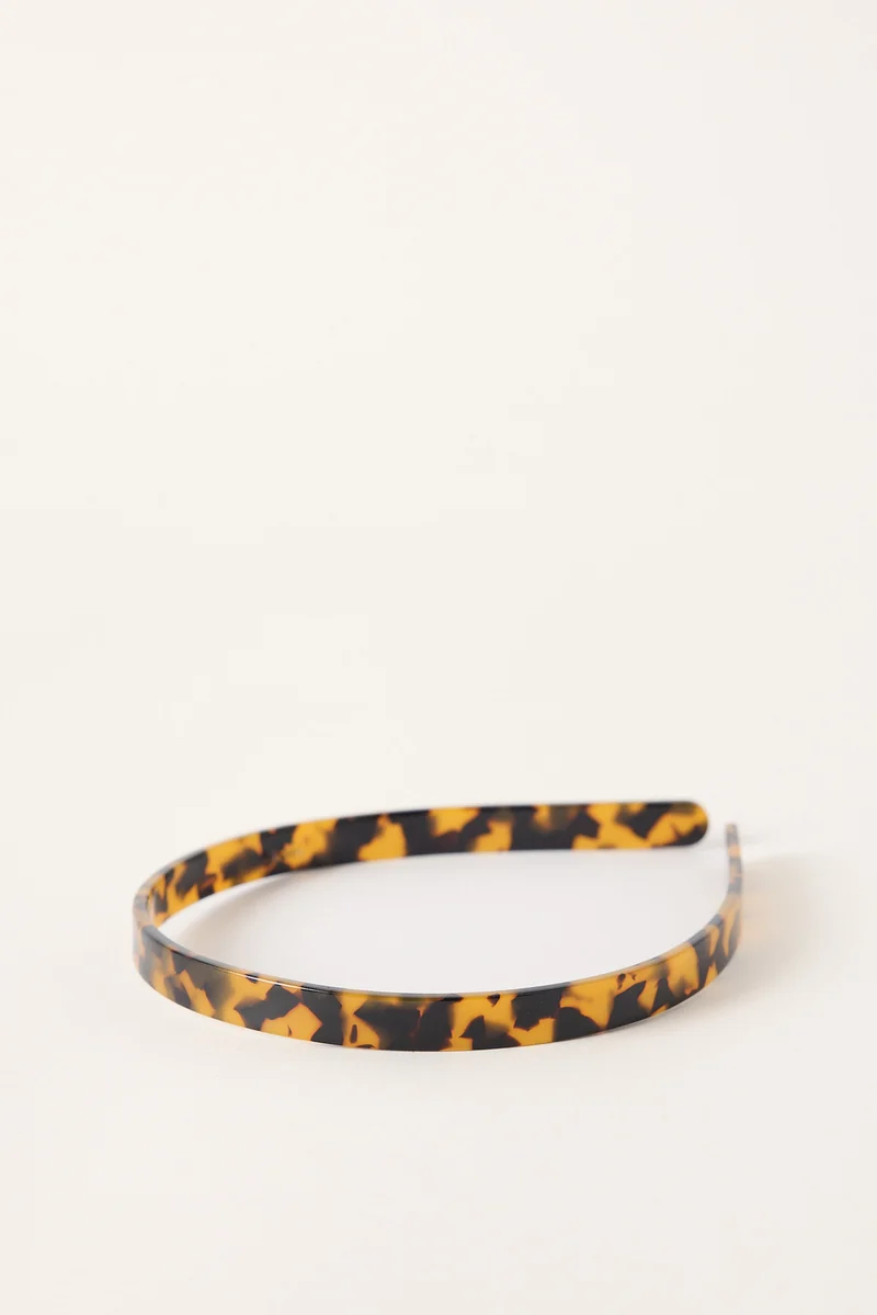 Token Classic Thin Tort Headband Brown