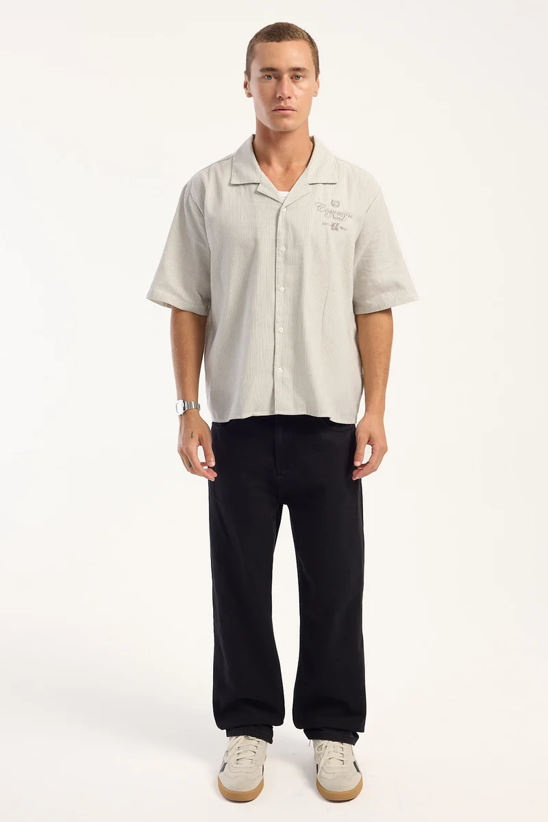 Common Need Direct Straight Jean Night Black