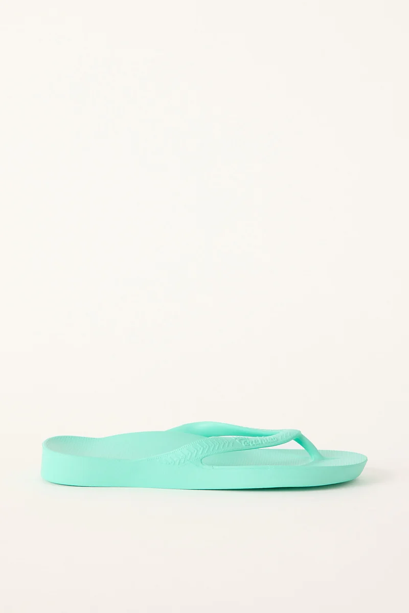 Archies Footwear Womens Arch Support Thongs Mint