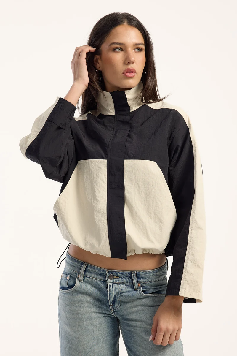 Lioness Shoreline Windbreaker Cream