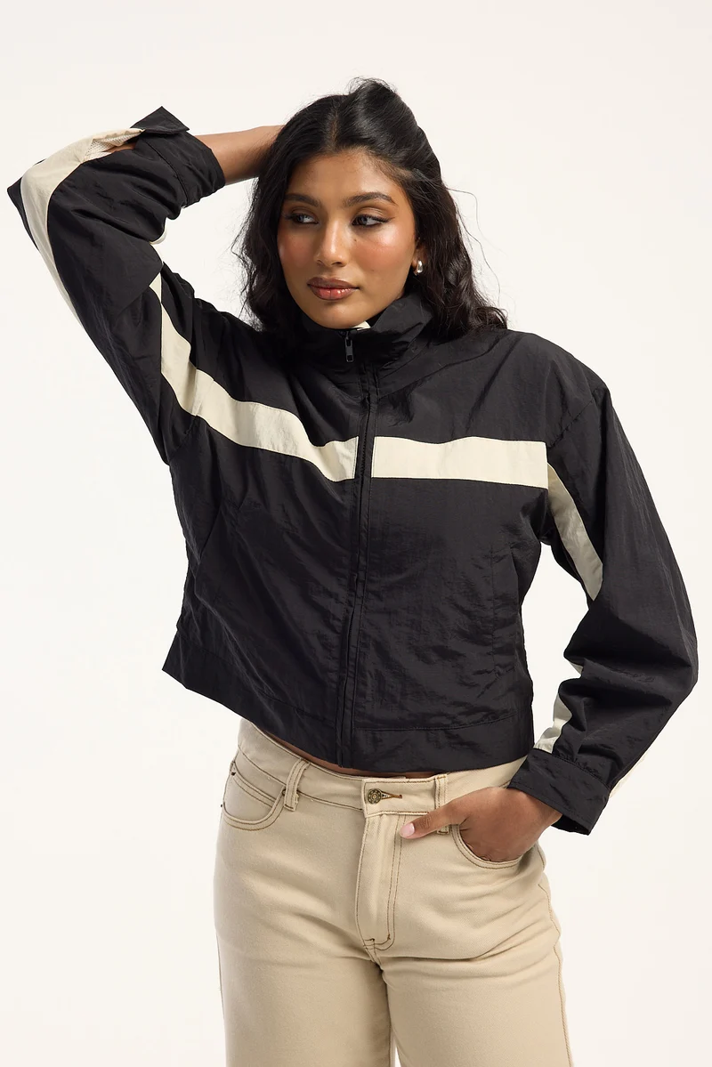 Lioness Essential Windbreaker Noir