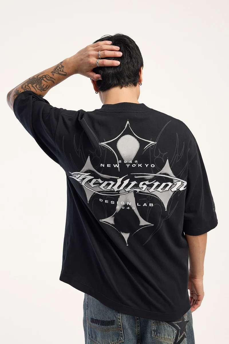 Neovision Brawl Street Super Heavy Tee Black